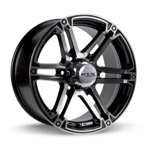 RTX Wheels – Slate – Black – 17″x8″ 25mm – Summer Wheels – 081250